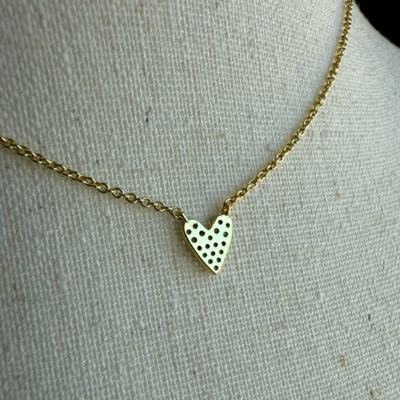 Uncommon James Pave Heart Necklace - Gold - Picture 8 of 14